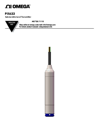 Thumbnail of document Manual - PX633A5-030GI Submersible Press. Transmitter w/High Accuracy